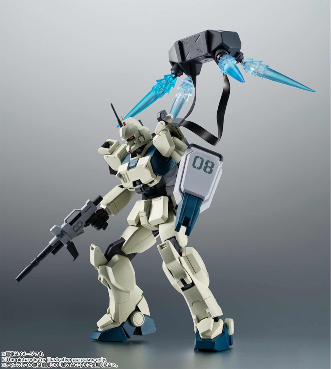 Bandai Tamashii Nations - Mobile Suit Gundam: The 08th MS Team - RX-79(G) EZ-8 GUNDAM EZ-8 Version A.N.I.M.E Spirits ROBOT SPIRITS-3