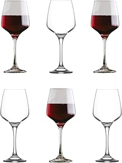 bar@drinkstuff Essence Red Wine Glass 13.5oz / 400ml - Pack of 6 - Glassware, Wine Glasses