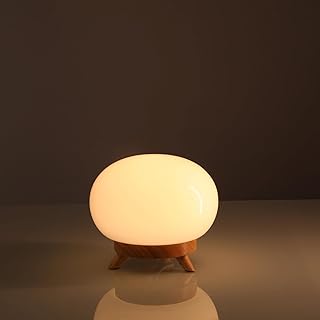 Linkind Smart Table Lamp,WiFi Bedside Lamp Compatible with Alexa and Google Home, RGBTW Colour Changing Lamp for Bedroom, Dimmable,1800K-6500K Tunable,App and Voice Activated, Night Lights,2.4GHz