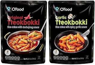 Daesang Chung Jung One O'Food Tteokbokki Rice Cakes - Gochujang and Garlic (Twin Pack)