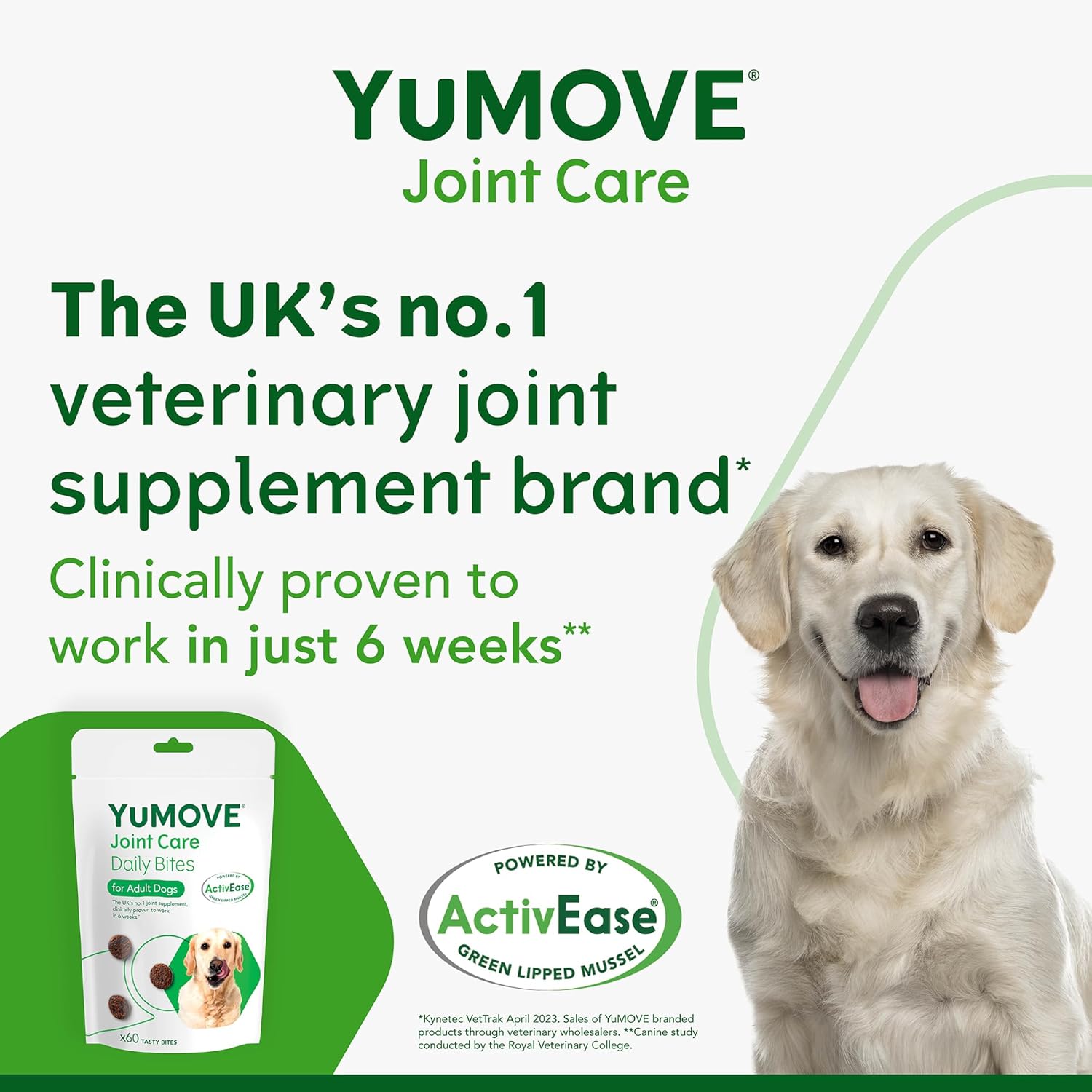 YuMOVE Daily Bites For Adult Dogs | Joint Supplement for Dogs, with Glucosamine, Chondroitin, Green Lipped Mussel | Aged 6-8 | 60 Chews-2