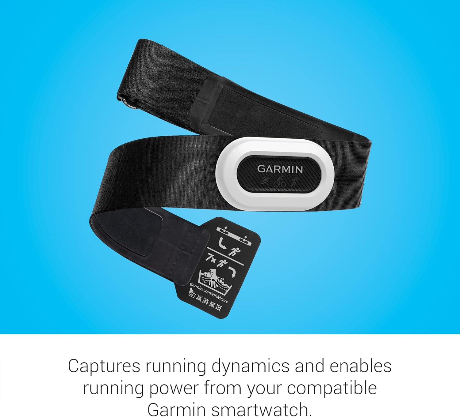 Garmin HRM-Pro Plus - Premium Chest Strap for Recording Heart Rate and Running Efficiency Values such as Step Rate & Ground Contact Time, Treadmill, ANT+ & Bluetooth Technology, Black-3