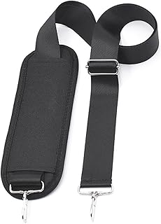 Udewo Shoulder Straps for Bags, 59" Laptop Bag Strap Replacement Handbag Strap Replacement Pad Adjust Shoulder Bag Straps with Clips for Luggage Duffel Bags Computer Bags Laptop Case Crossbody Bag