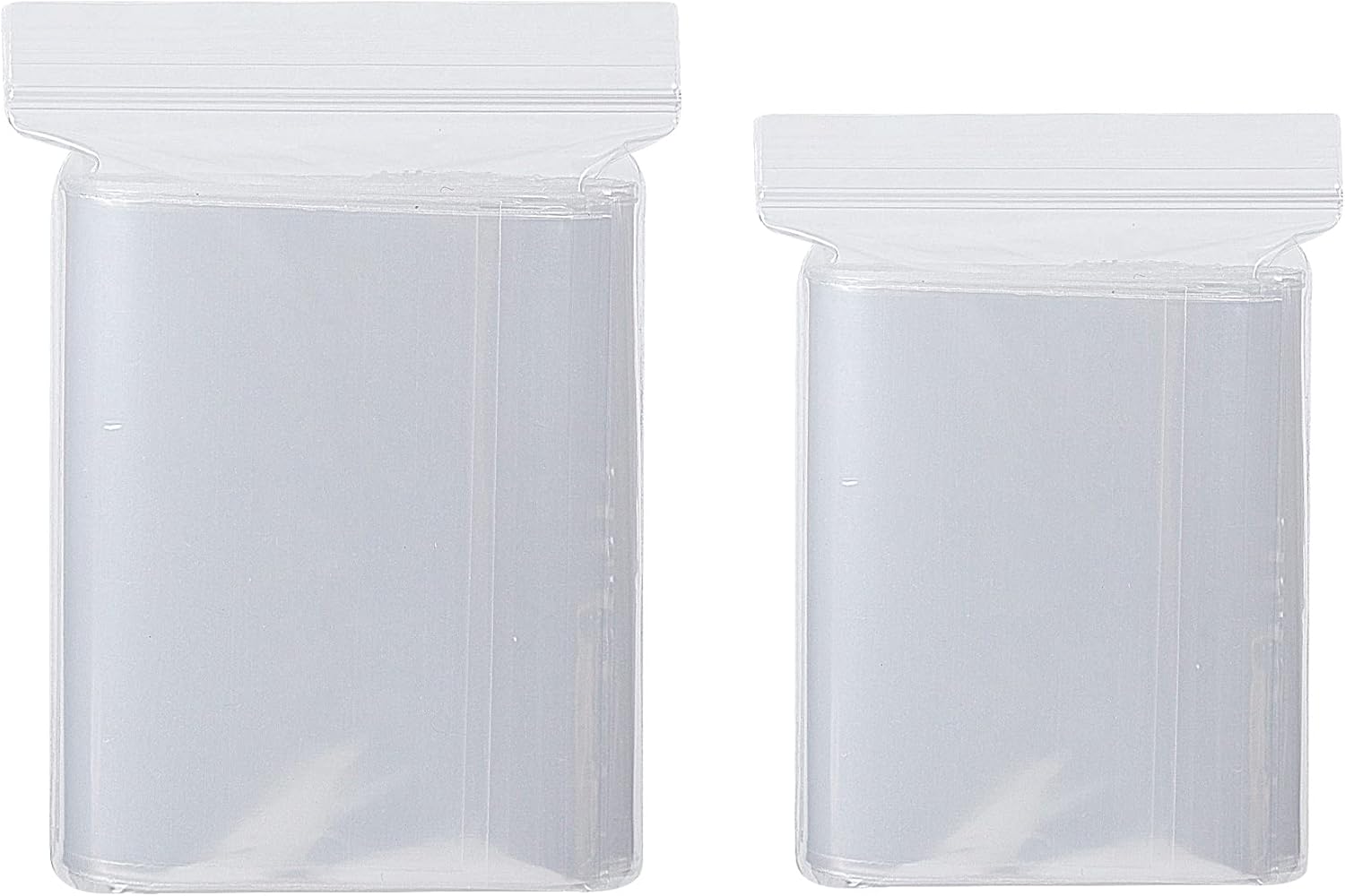 Grip Seal Bags 300Pcs 6x9/7x10cm Small Sealable Plastic Bags Mini Little Clear Ziplock Bag Reusable Tiny Transparent Polythene Pouches for Beads Cookies Candies Jewellery Storage-0