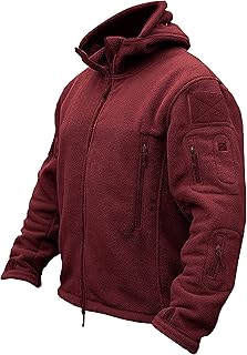 TACVASEN Windproof Men's Military Fleece Combat Jacket Tactical Hoodies