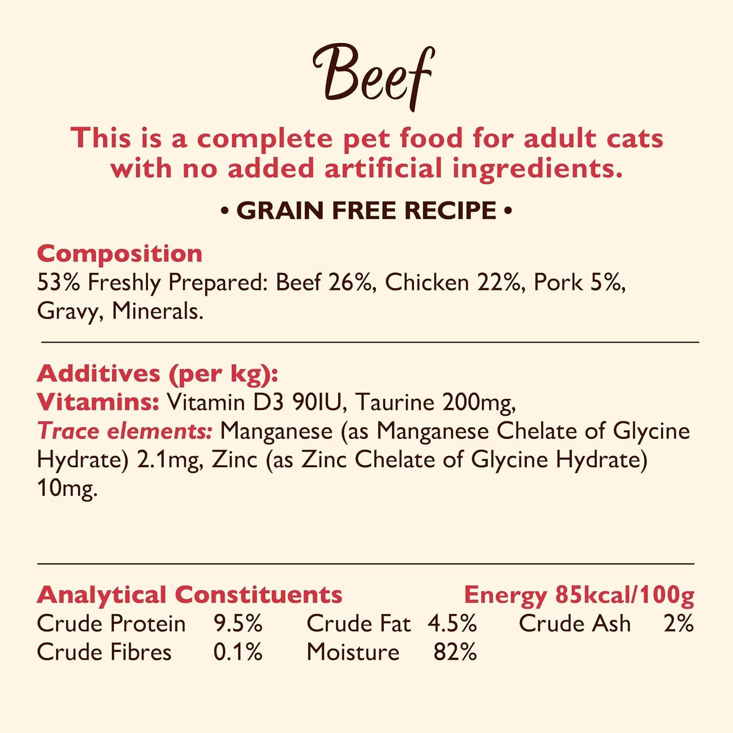 Lily's Kitchen Natural Adult Wet Cat Food in Gravy - Tasty Cuts Mixed Multipack - Complete Grain-Free Recipes (16 Tins x 85g)-5