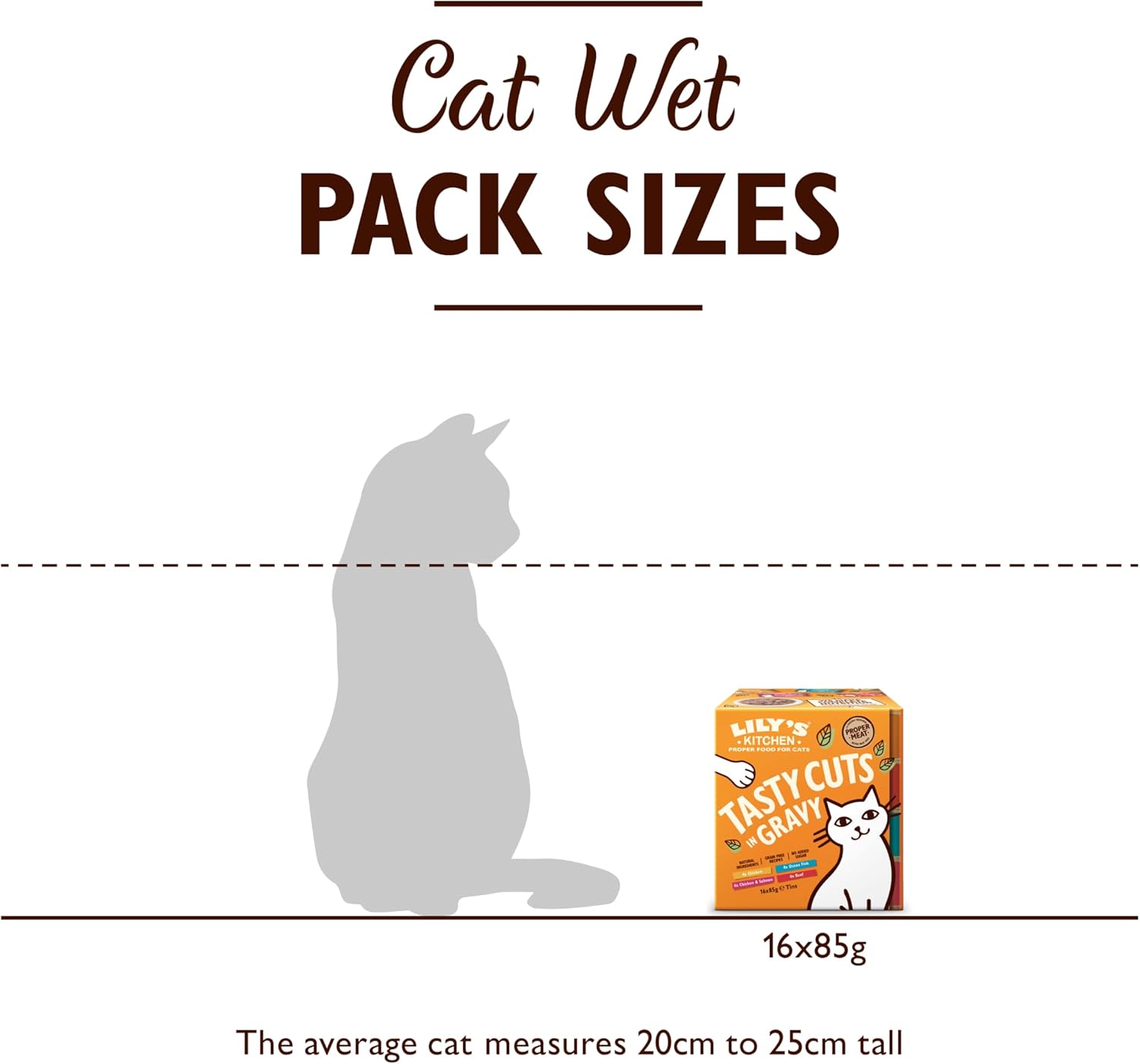 Lily's Kitchen Natural Adult Wet Cat Food in Gravy - Tasty Cuts Mixed Multipack - Complete Grain-Free Recipes (16 Tins x 85g)-6