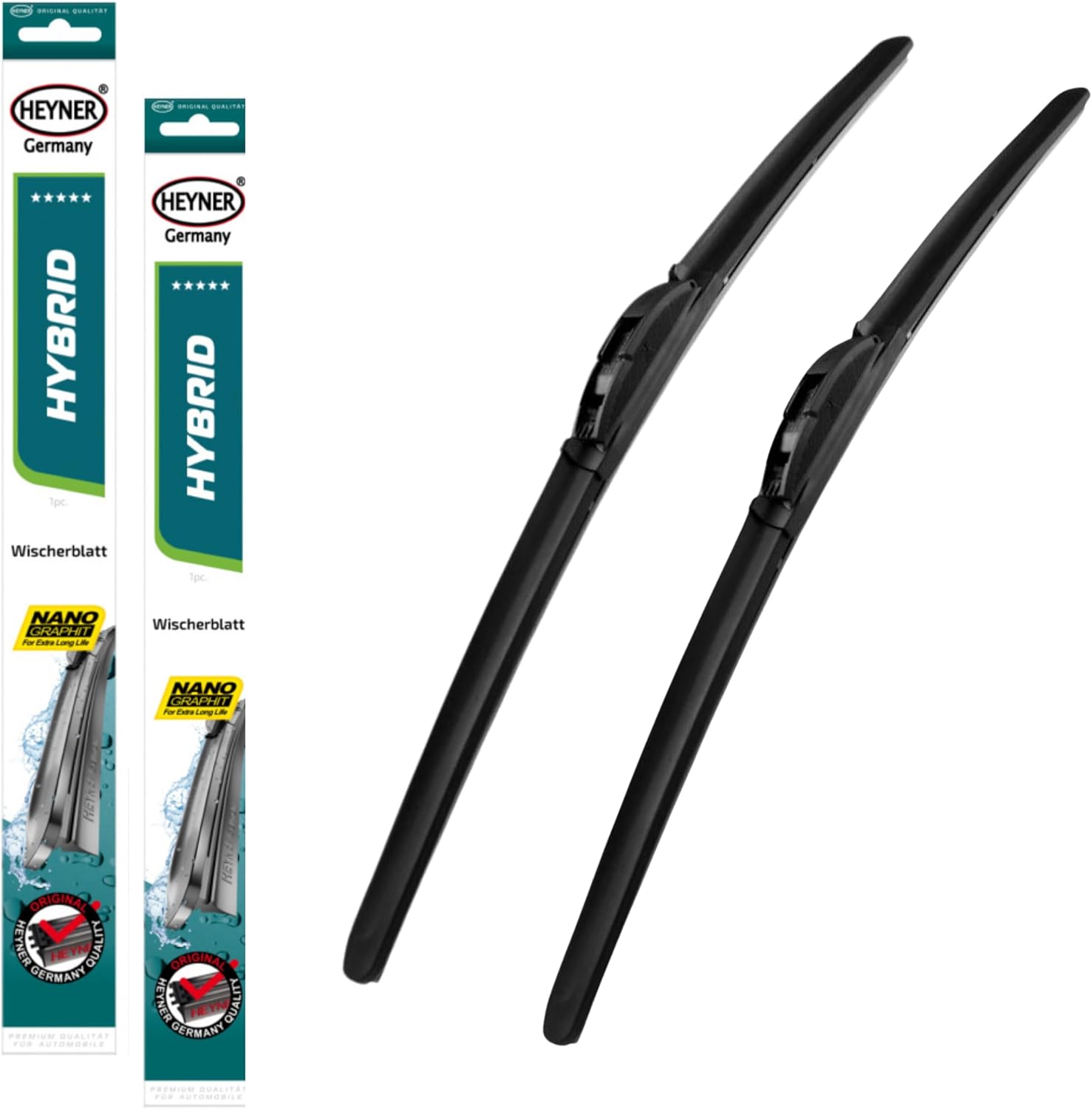 HEYNER Wipers Fits Kia Niro 2016-2022 Full Set of 3 Wiper Blades Hybrid HH2616H12x3-2