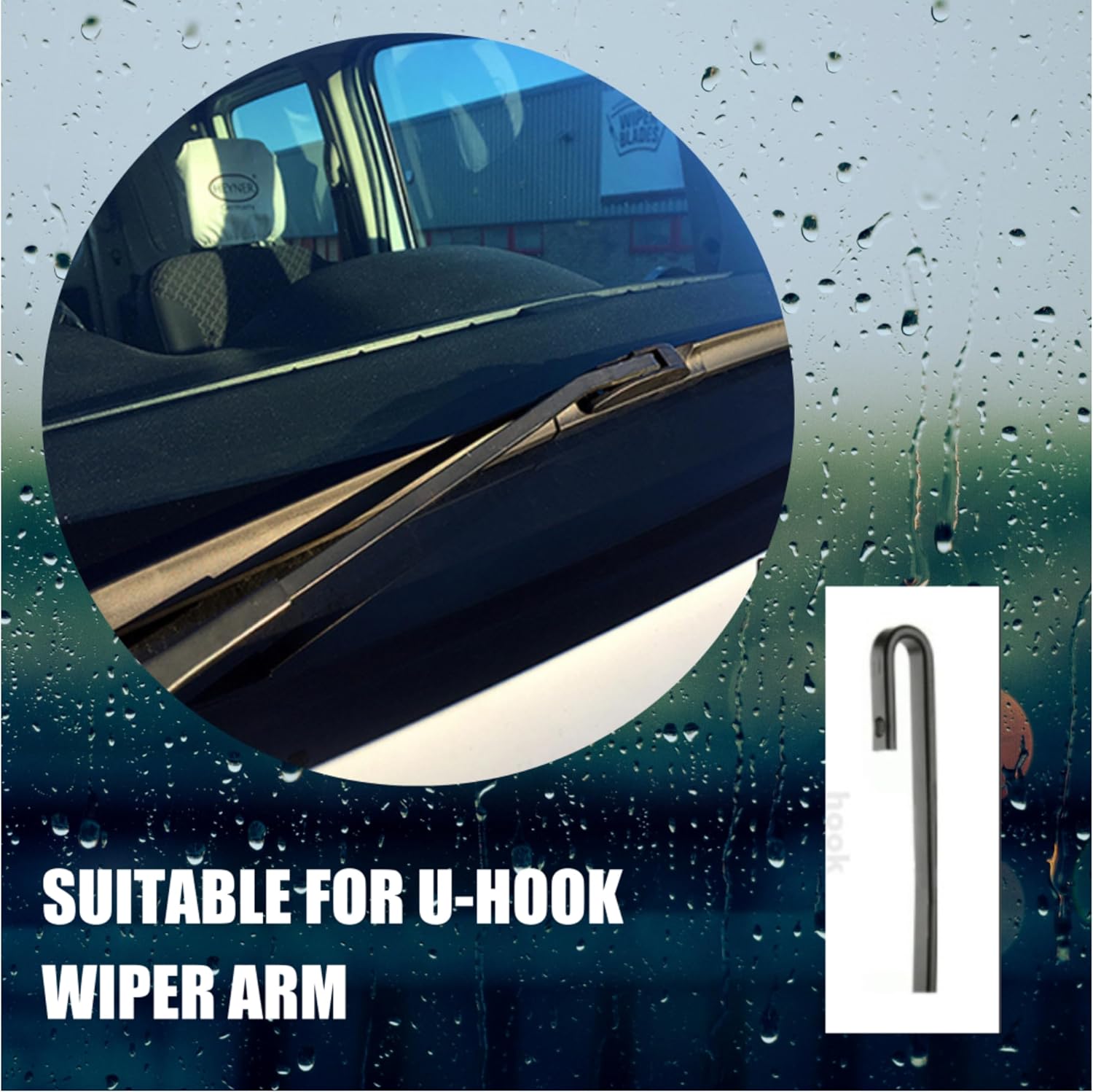 HEYNER Wipers Fits Kia Niro 2016-2022 Full Set of 3 Wiper Blades Hybrid HH2616H12x3-7