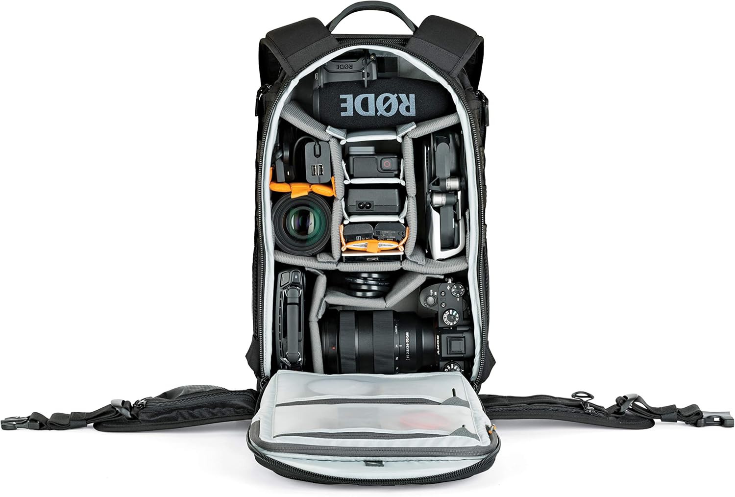 Lowepro ProTactic 350 AW II Modular Backpack with Recycled Material, Camera Bag for Professional Use, Insert for Macbook Laptop Up to 13 Inch, Backpack for Professional Cameras and Drones LP37176-GRL-10