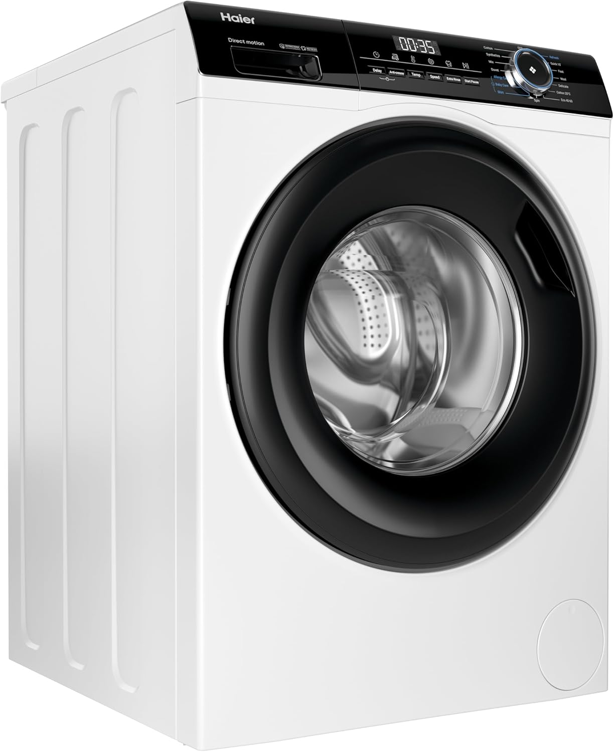 Haier i-Pro Series 3 HW100-B14939 10kg Washing Machine with 1400 rpm - White - A Rated-2