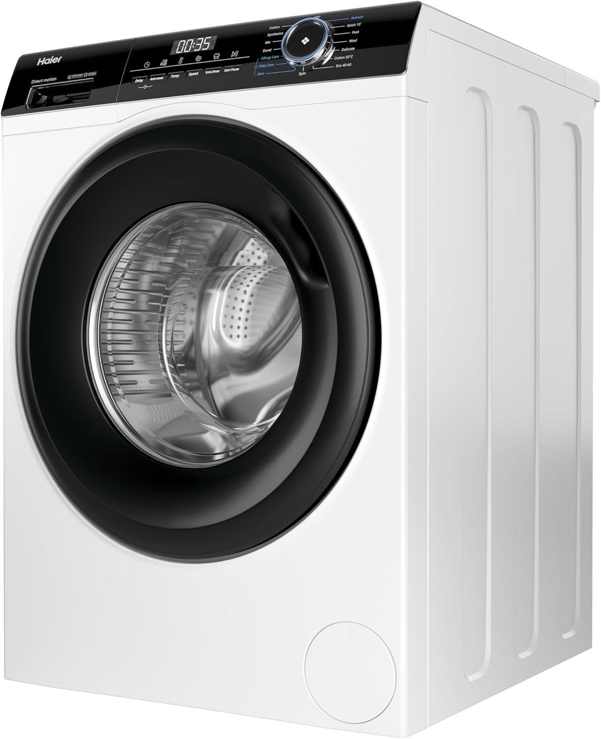 Haier i-Pro Series 3 HW100-B14939 10kg Washing Machine with 1400 rpm - White - A Rated-3