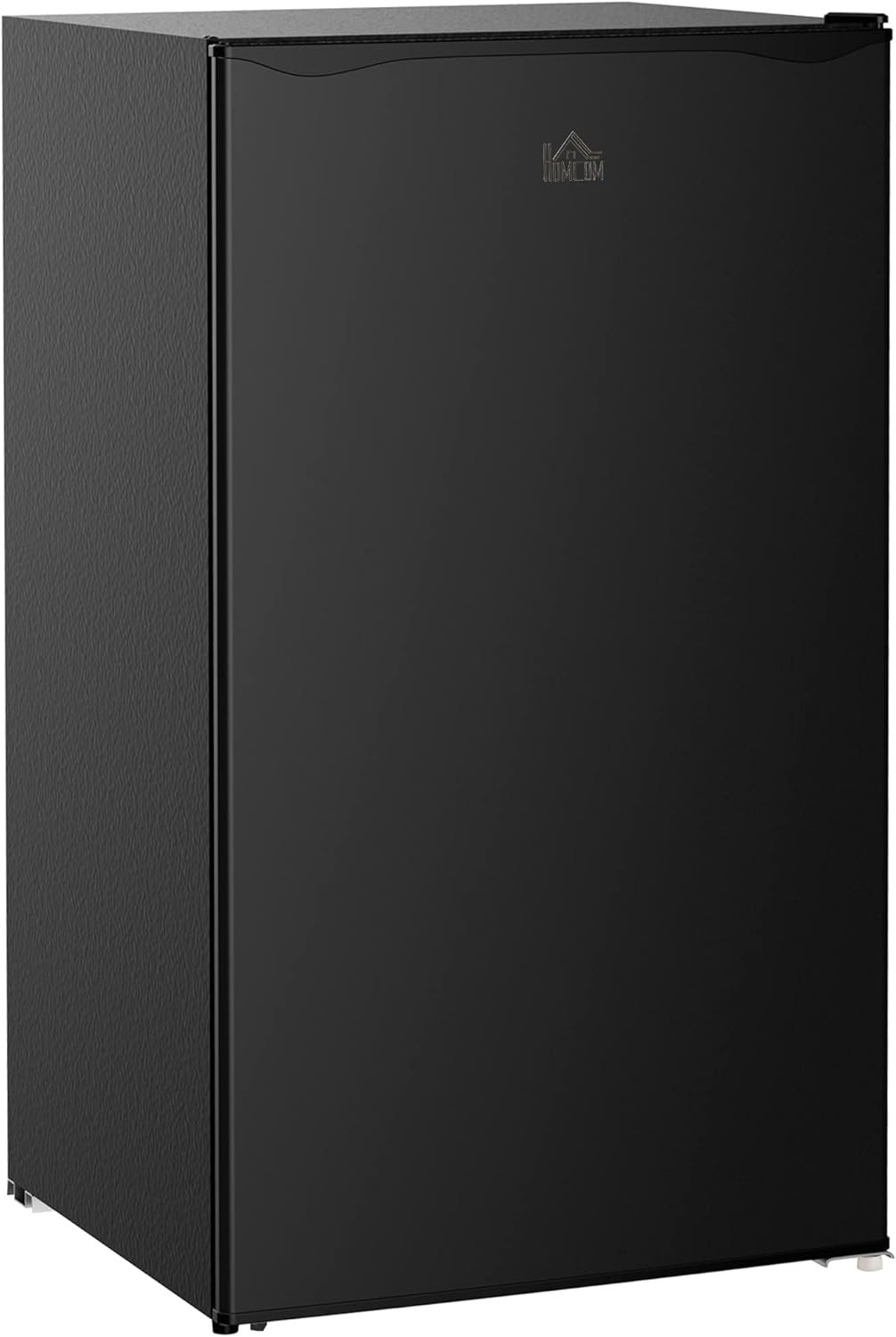 HOMCOM 91 Litre Freestanding Under Counter Fridge Freezer with Chiller Box, Reversible Door, Adjustable Thermostat, 47.5cm Wide, Noise Level: Decibels 40, Black-0