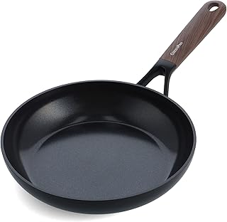 Greenpan Eco-Smartshape Healthy Ceramic Non-Stick 24 cm Frying Pan Skillet, Dark Wood, PFAS-Free, Induction Suitable, Black