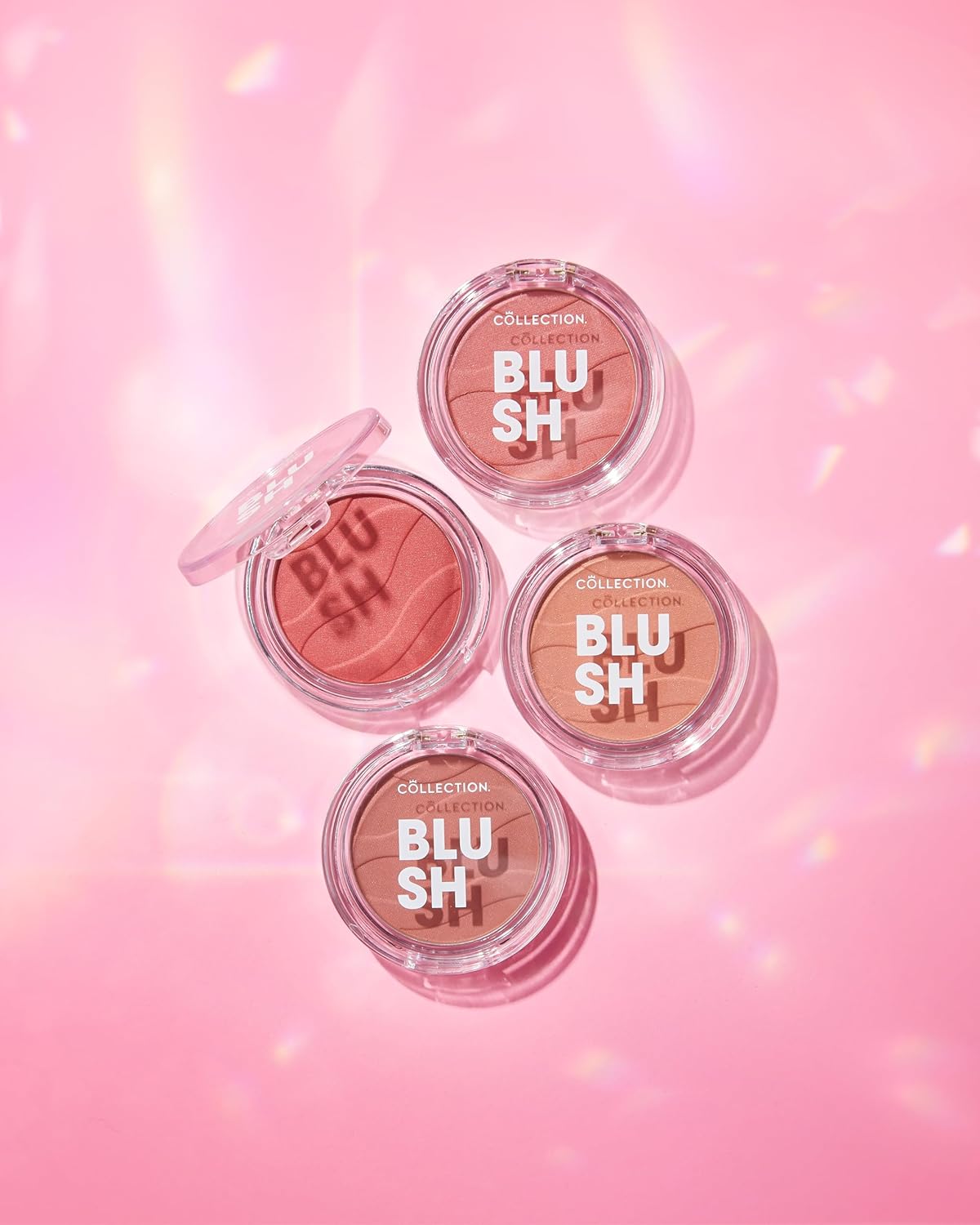 Collection Cosmetics Soft Glow Blusher, Blusher Powder, 4g, Peach-4