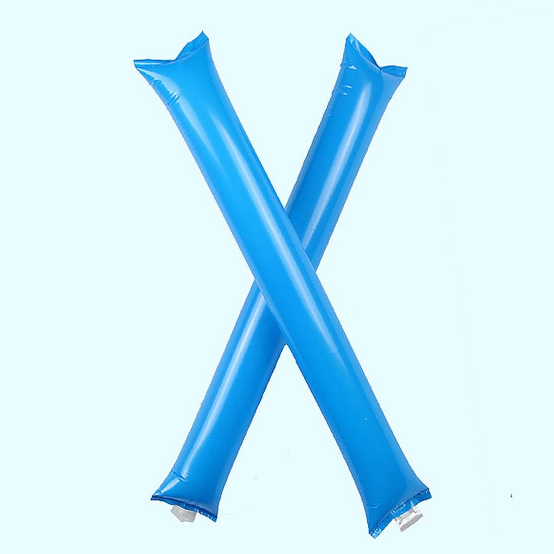 XGOPTS 50 PCS Bam Bam Cheering Sticks Thunder Sticks Inflatable Boom Sticks, Noisemakers Stick for Basketball Football Cheering Sporting Event Wedding Party Supplies (blue)-2