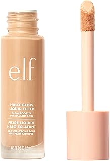 e.l.f. Halo Glow Liquid Filter, Complexion Booster For A Glowing, Soft-Focus Look, Infused With Hyaluronic Acid, Vegan & Cruelty-Free, 2 Fair- Light