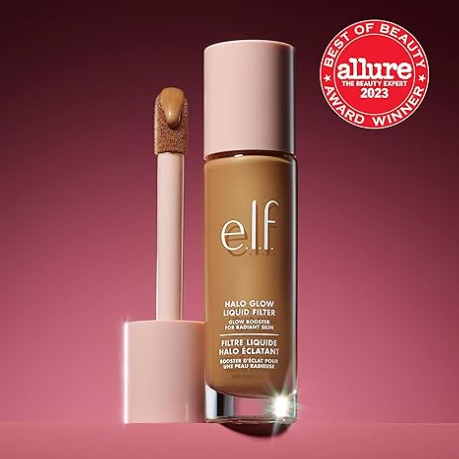 e.l.f. Halo Glow Liquid Filter, Complexion Booster For A Glowing, Soft-Focus Look, Infused With Hyaluronic Acid, Vegan & Cruelty-Free, 2 Fair- Light-4