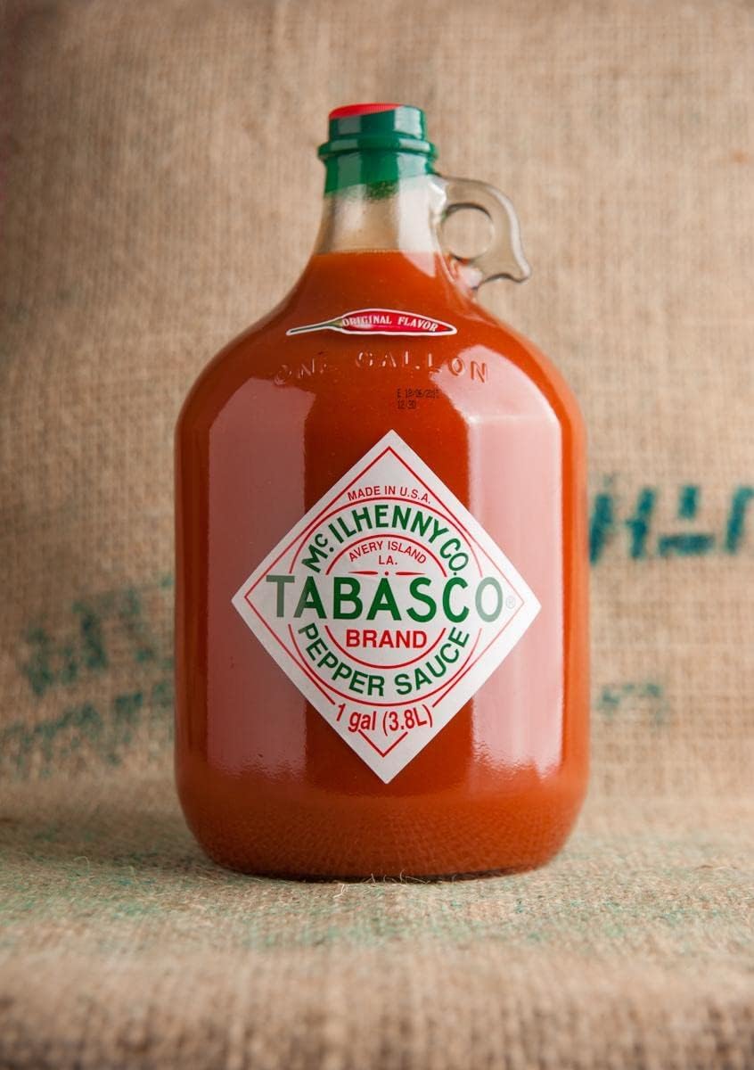 Tabasco Original Red Pepper Sauce (3,780 ML) Gallon - The world-famous red hot chilli sauce with its unmistakable flavour in the largest bottle on the market.-2