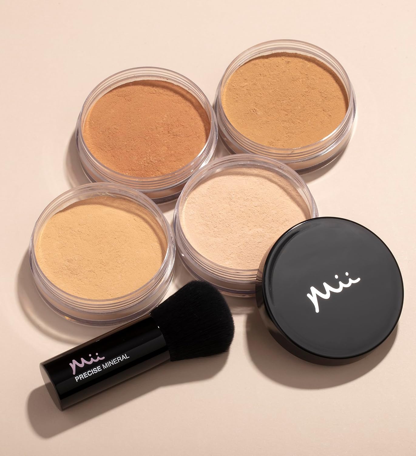 Mii Cosmetics | Irresistible Face Base 100% Pure Mineral Foundation | Award Winning 100% Pure Mineral Foundation | Suitable for Vegans | Precious Nude 04-7