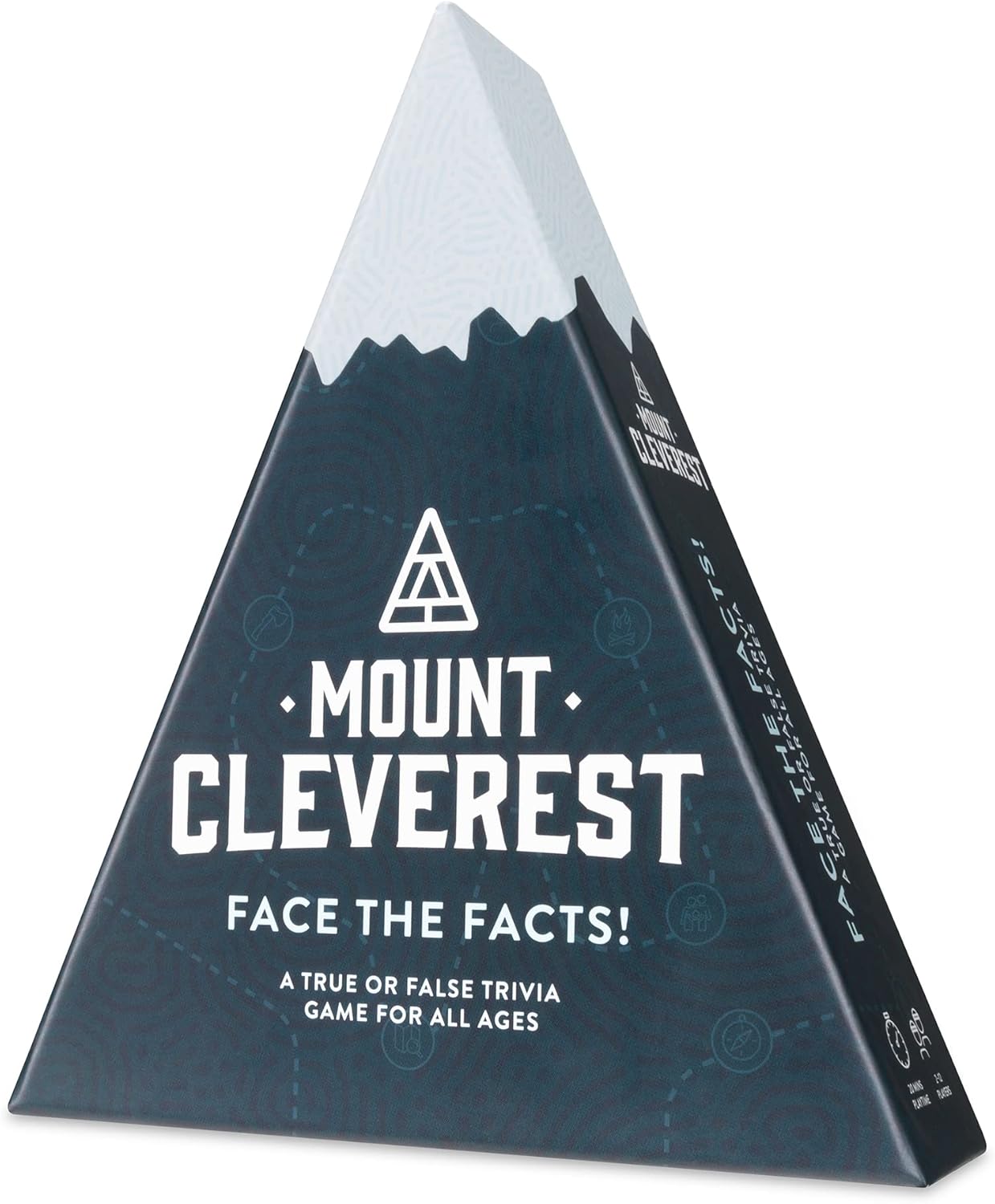 100 PICS MOUNT CLEVEREST - Original Edition, Stocking Filler & Birthday Gift, True or False Trivia Game for Adults & Kids, Fun Family Travel Game-0