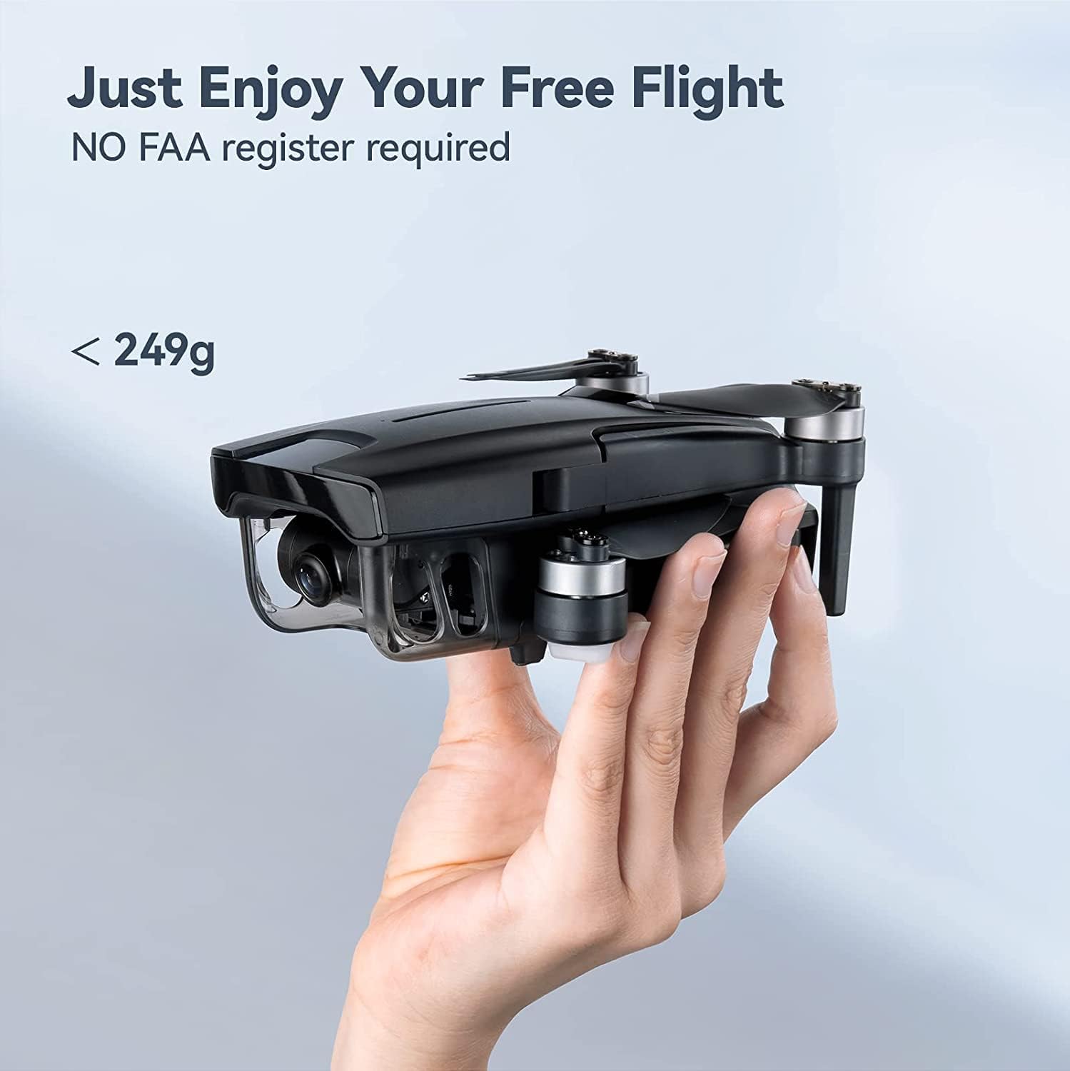 Ruko F11MINI Drone, Under 250g Drone with Camera, 2 Batteries 60 Min Flight Time, Foldable and Lightweight, 5GHz WiFi, GPS Auto Return, Follow Me Drone, Points of Interest for Beginner Adult-1