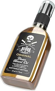 Premium Beard Conditioning Oil for Men’s Skincare 50ml – Made with Natural Jojoba Oil – Beard Growth Oil Softens, Smooths & Strengthens with Unscented Formula