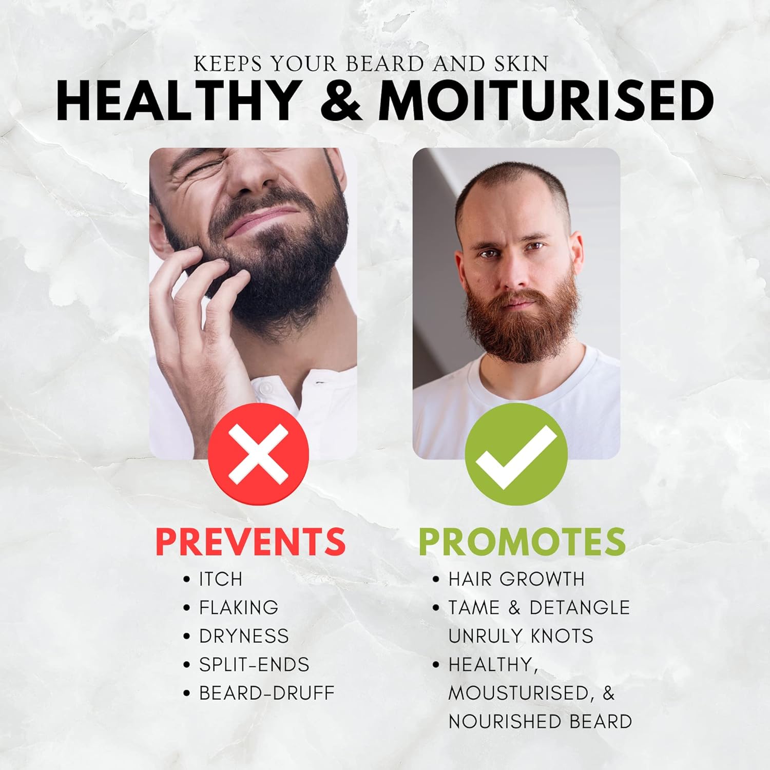 Premium Beard Conditioning Oil for Men’s Skincare 50ml – Made with Natural Jojoba Oil – Beard Growth Oil Softens, Smooths & Strengthens with Unscented Formula-8