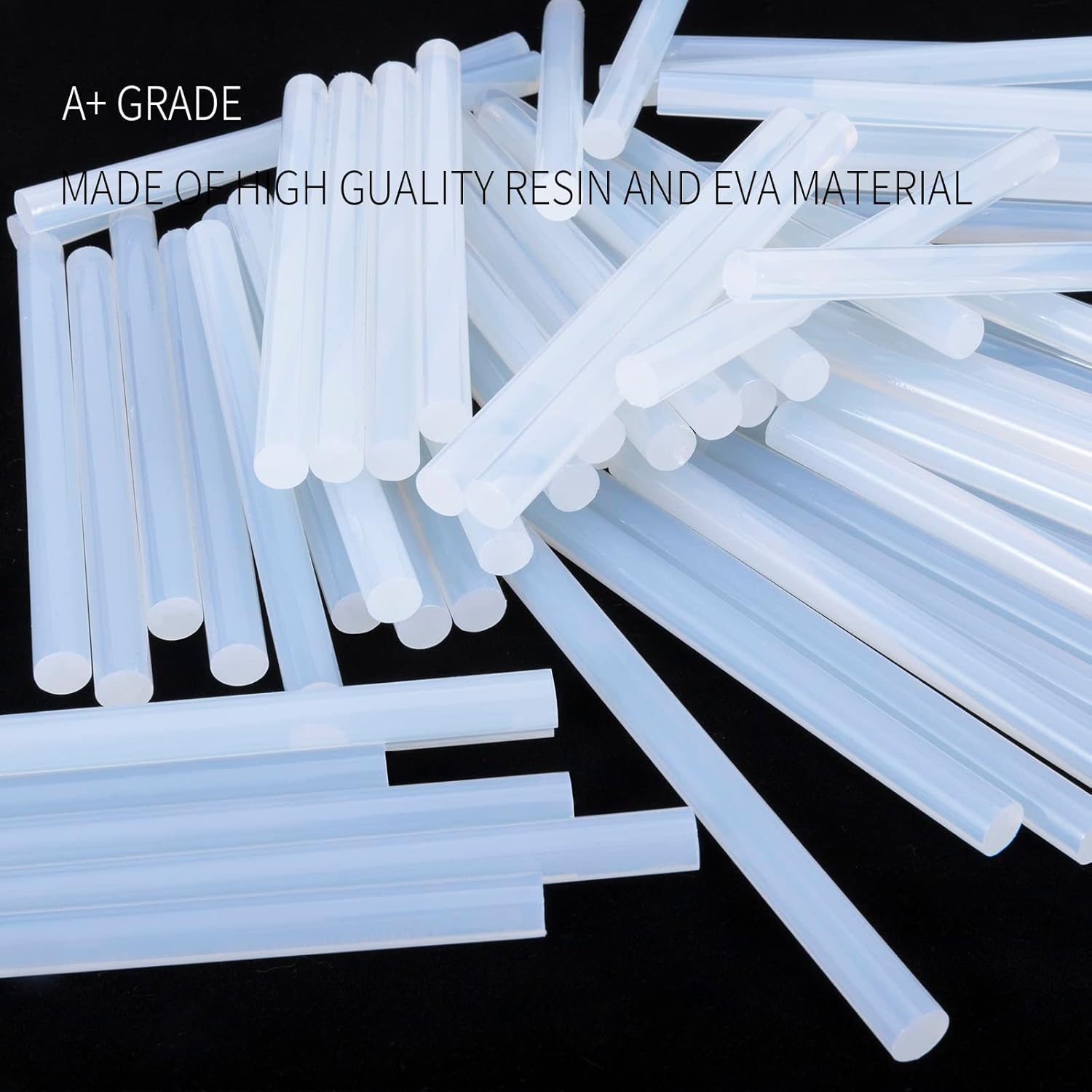 Hot Glue Sticks for Hot Glue Gun, BEEWAY 50 Pack 7mm x 100mm Hot Glue Gun Sticks - SGS Approved-1