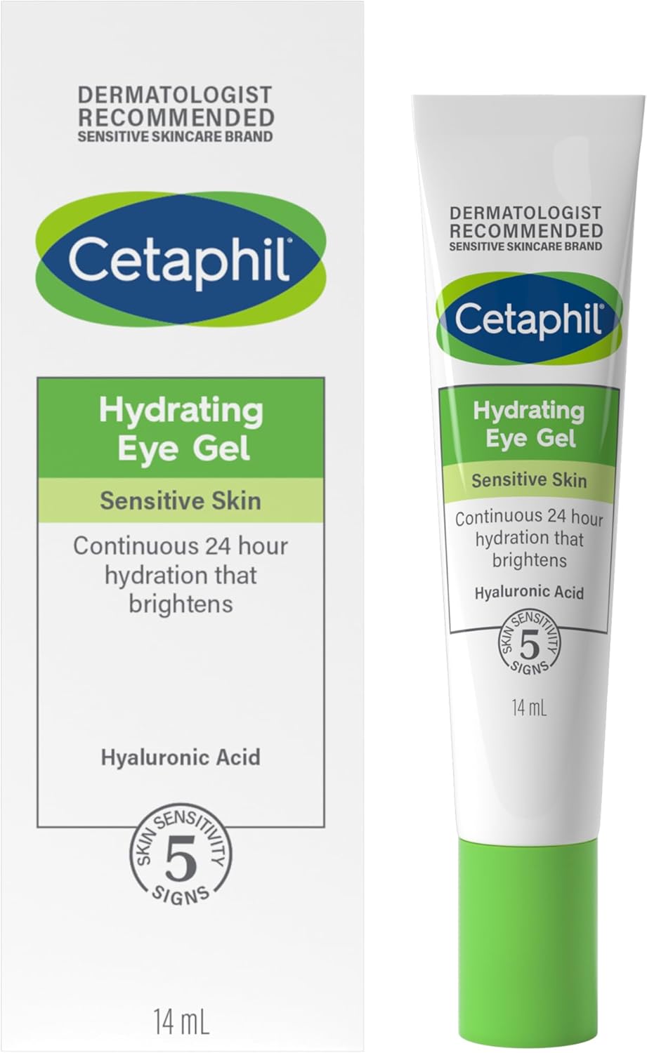 Cetaphil Hyaluronic Acid Eye Gel, 14ml, Eye Cream with Niacinamide, Visibly Reduce Dark Circles, Vegan-Friendly-0