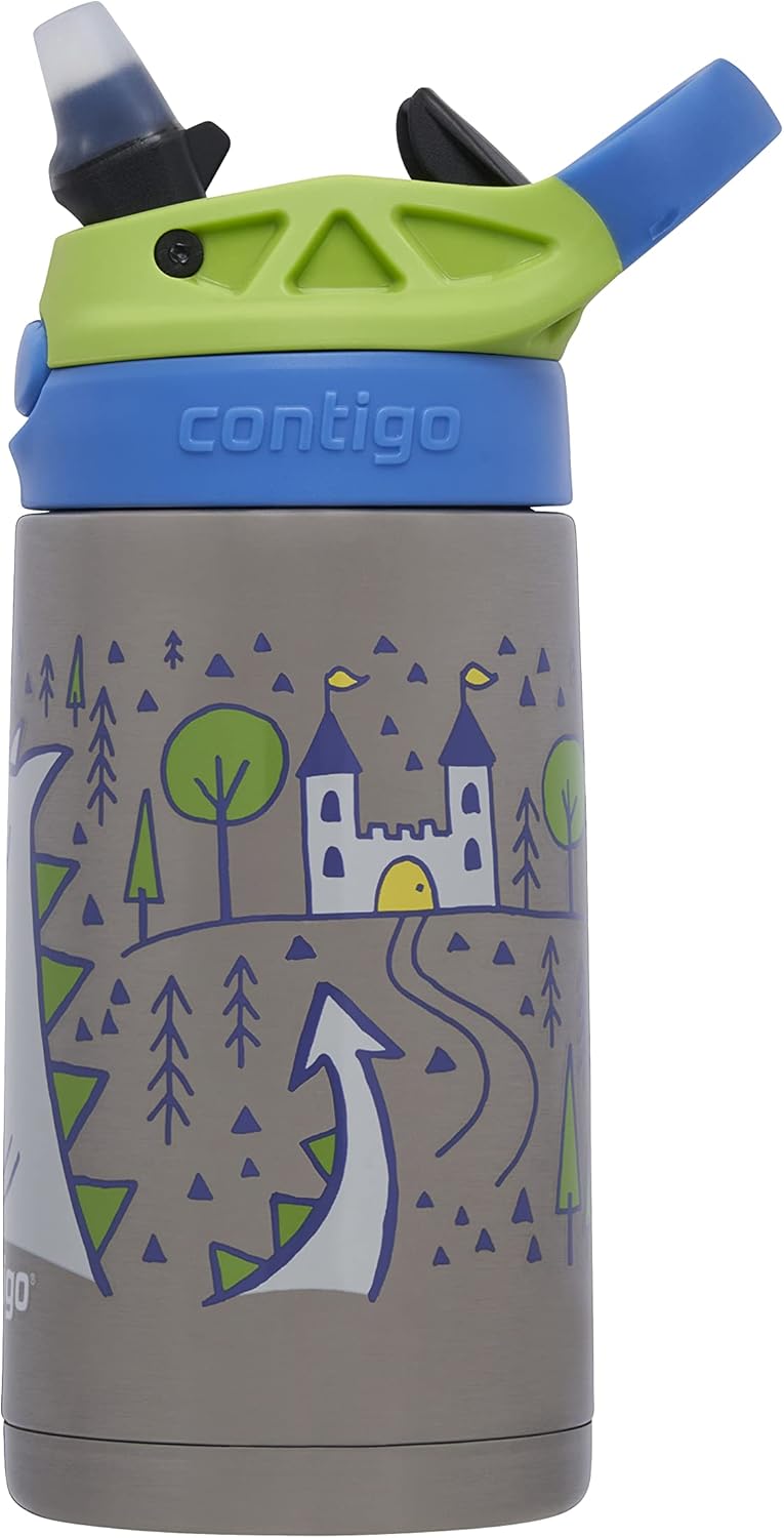 Contigo Kids Water Bottle Easy Clean Autospout with Straw, BPA-Free Durable Water Bottle, 100% Leak-Proof, Easy Cleaning, Ideal for Nursery, School and Sports, 420 ml-10