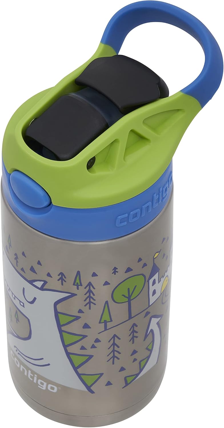 Contigo Kids Water Bottle Easy Clean Autospout with Straw, BPA-Free Durable Water Bottle, 100% Leak-Proof, Easy Cleaning, Ideal for Nursery, School and Sports, 420 ml-2