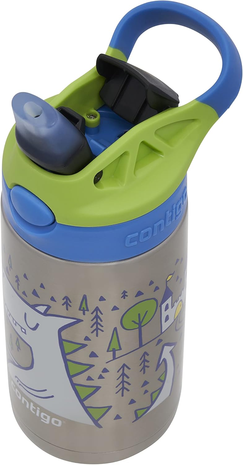 Contigo Kids Water Bottle Easy Clean Autospout with Straw, BPA-Free Durable Water Bottle, 100% Leak-Proof, Easy Cleaning, Ideal for Nursery, School and Sports, 420 ml-3