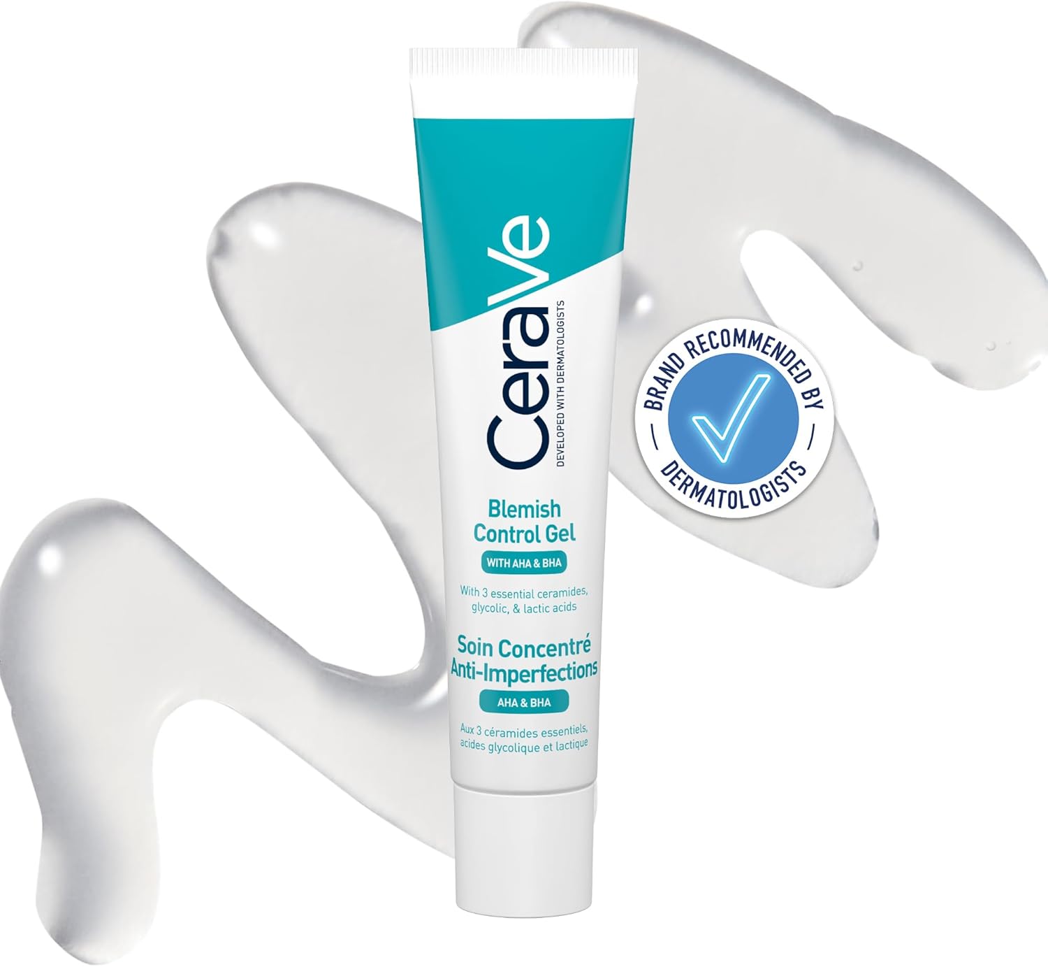 CeraVe Blemish Control Gel Moisturiser with 2% Salicylic Acid & Niacinamide for Blemish-Prone Skin 40ml-0