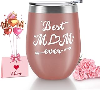 Winzwon Mum Gifts from Daughter Son, Mum Birthday Gifts, Gifts for Mum, Mothers Day Gifts, Funny Mug Gifts for New Mum, Pregnant Mum, Wife, Mum Christmas Gifts,12Oz Tumbler, Mum Travel Mug with Lid