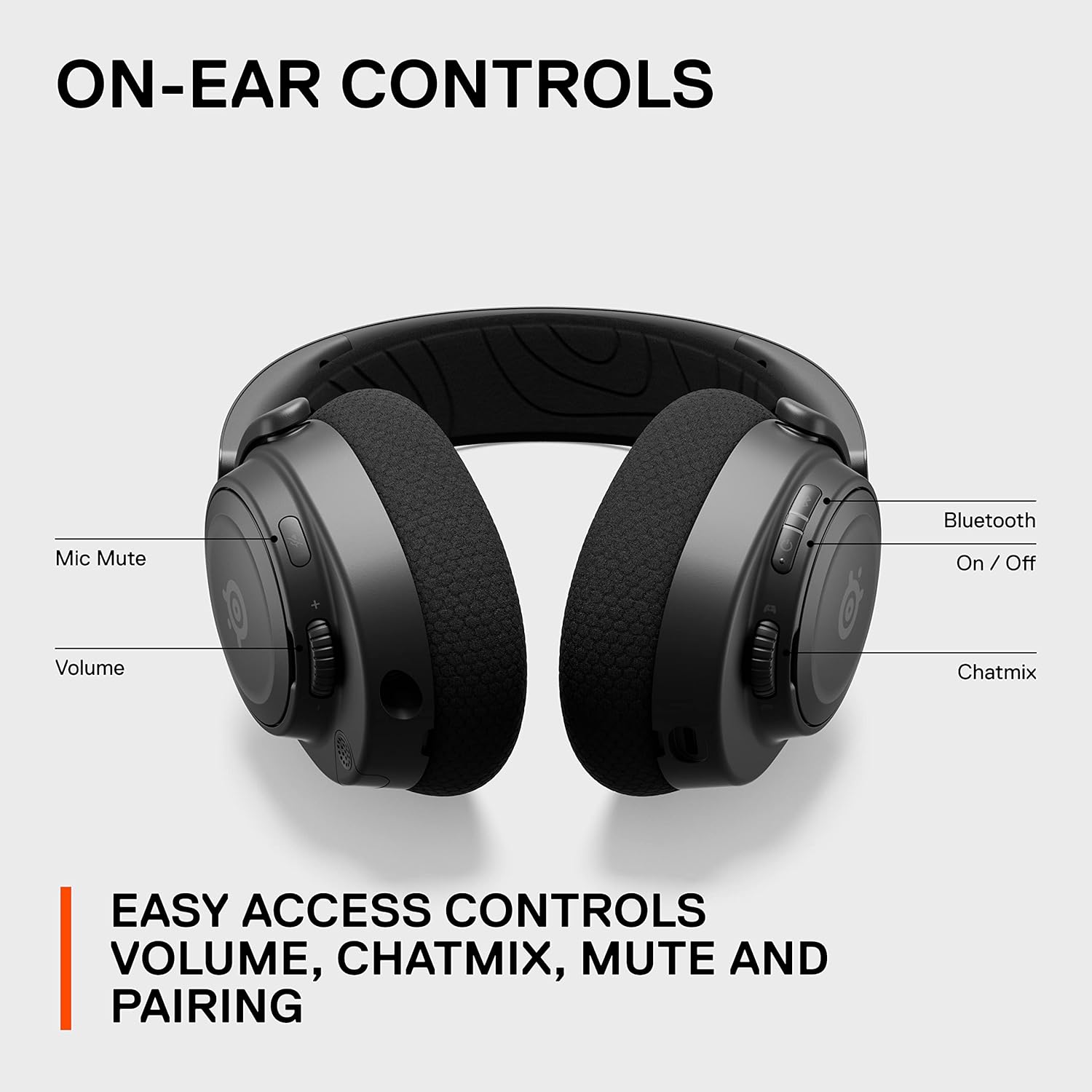 SteelSeries Arctis Nova 7 Wireless Multi-Platform Gaming Headset - Neodymium Magnetic Drivers - Dual Wireless 2.4GHz & Bluetooth - 38Hr USB-C Battery - ClearCast Gen2 AI Mic - PC, PS5, Switch, Mobile-10