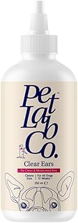 PetLab Co. Clear Ears – Support Healthy Ears In Seconds Daily - Expertly Formulated Dog Ear Cleaner - Designed To Help Support Regular Ear Care, Help Manage Wax or Dirt Build-Up and Support Dry Skin