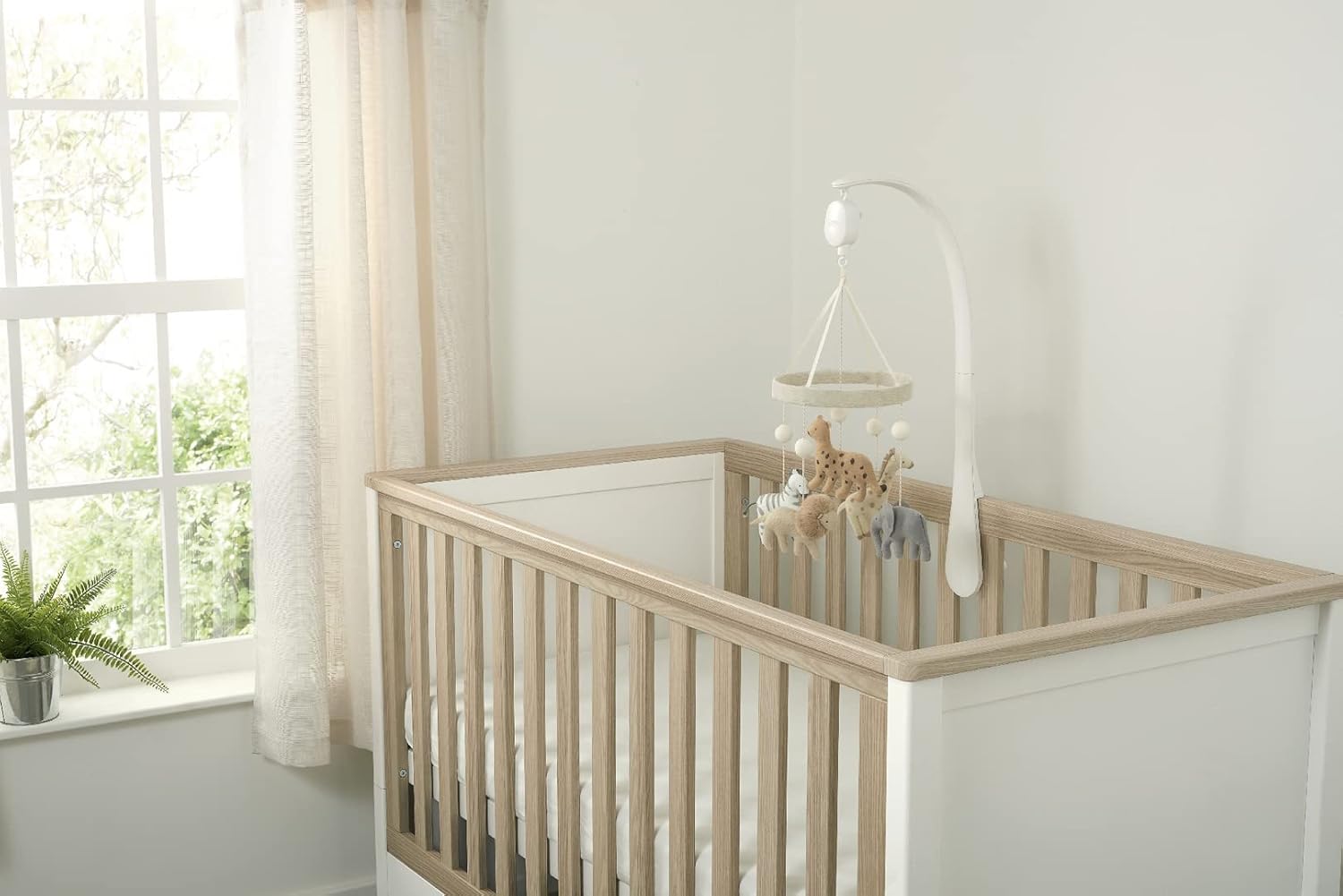 Mamas & Papas Nursery Cot/Cotbed Mobile, Born to be Wild, Multi-1