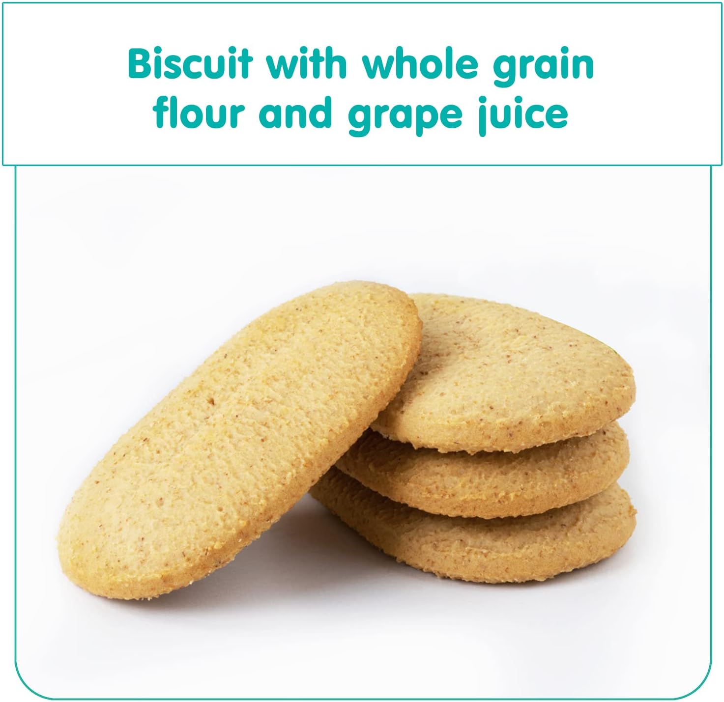 Fleur Alpine Baby Biscuits With Grape Juice - 18x2 Yummy Organic Baby Snacks for Delicious Smooth Breakfast Porridge Or Daytime Snack | Easy Whole Grain Snack Biscuits with No Added Sugar | 6 Mths-4