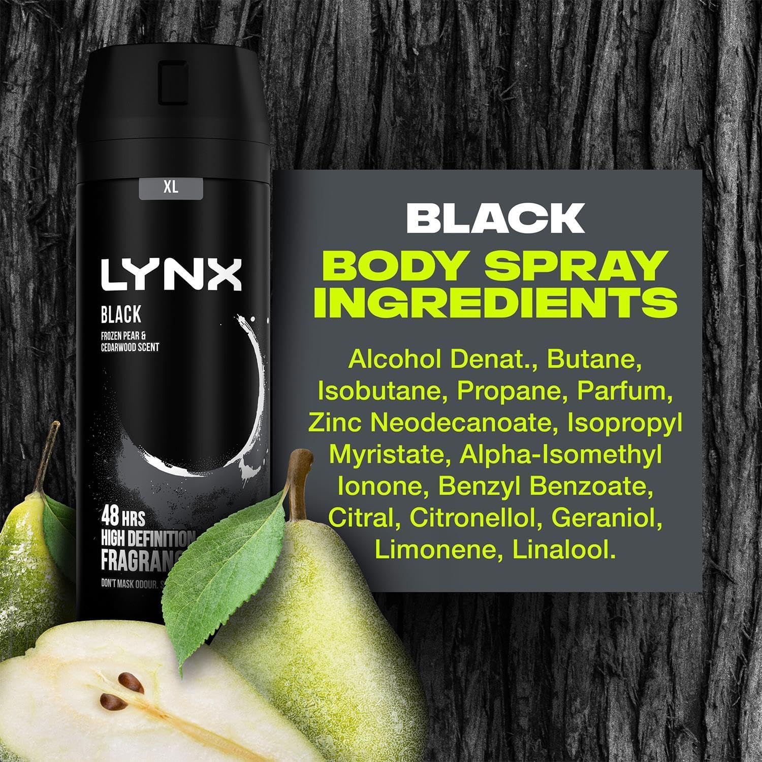 Lynx Black Bodyspray 200 ml x 5 pack-8