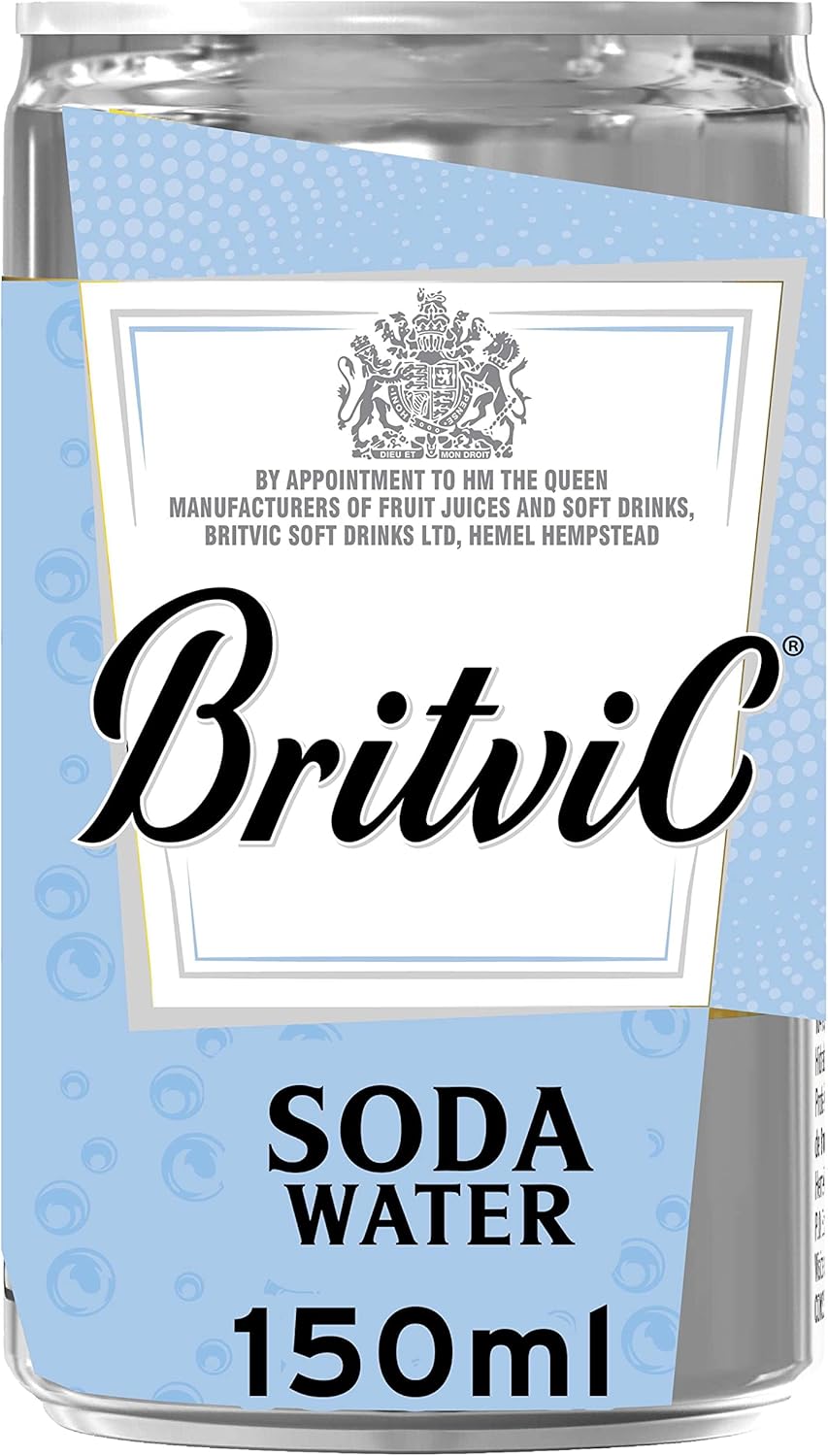 Britvic Soda Water, 24 x 150ml Can-1