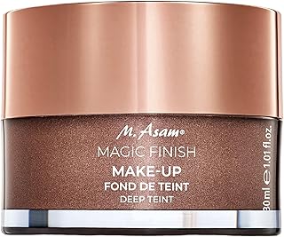 M. Asam Magic Finish Deep Teint Make-Up Mousse (1.01 Fl Oz) – 4in1 Primer, Foundation, Concealer & Powder With Buildable Coverage, Hides Redness And Dark Spots, Vegan, For Deeper Skin Tones