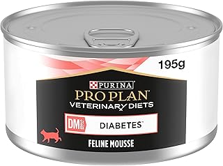 PRO PLAN VETERINARY DIETS DM Diabetes Management Wet Cat Food 195g, Pack of 24