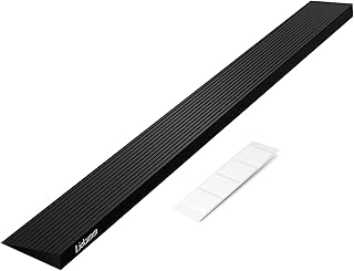 LIEKUMM Wheelchair Threshold Ramps, 2.5cm Rise Threshold Ramps for Wheelchairs, Threshold Ramps for Wheelchairs, Stairs, Free to Cut, 650KG Capacity