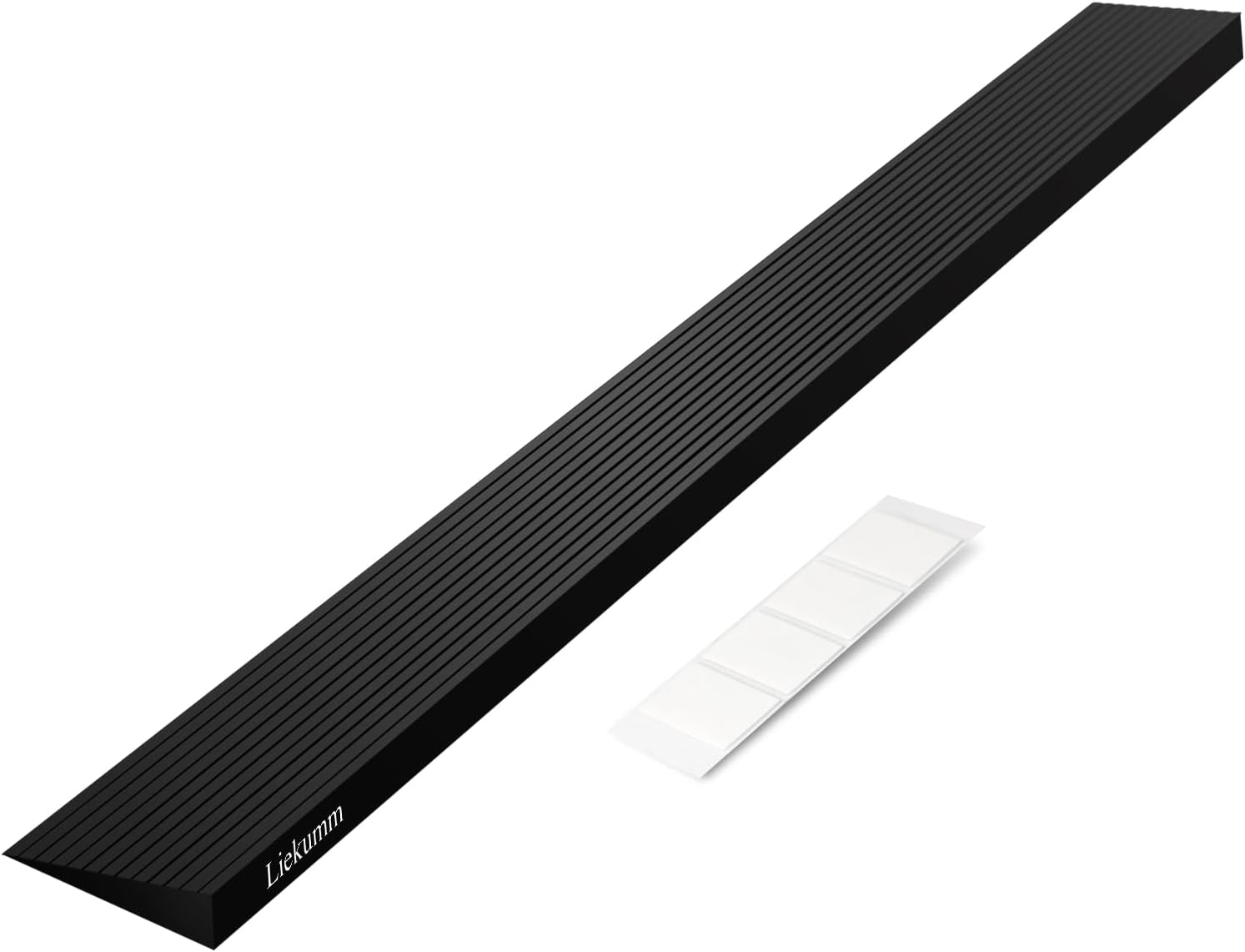 LIEKUMM Wheelchair Threshold Ramps, 2.5cm Rise Threshold Ramps for Wheelchairs, Threshold Ramps for Wheelchairs, Stairs, Free to Cut, 650KG Capacity-0