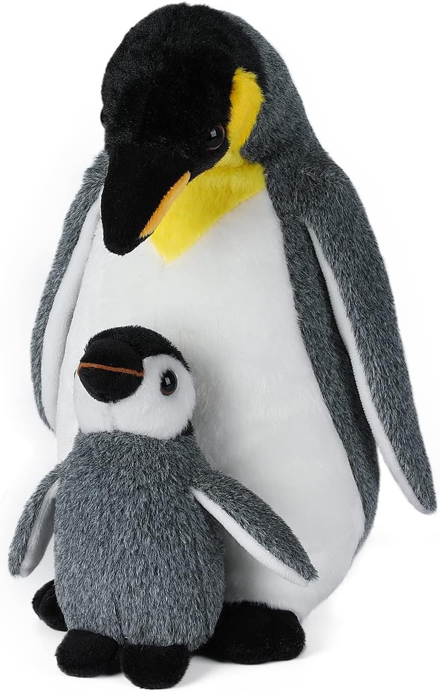 Penguin Mom & Baby Plush Toy, 33cm Stuffed Animal Small Plushie Doll, Soft Fluffy Like Real Penguin Hugging Toy - Present for Every Age & Occasion (assa-911)-0