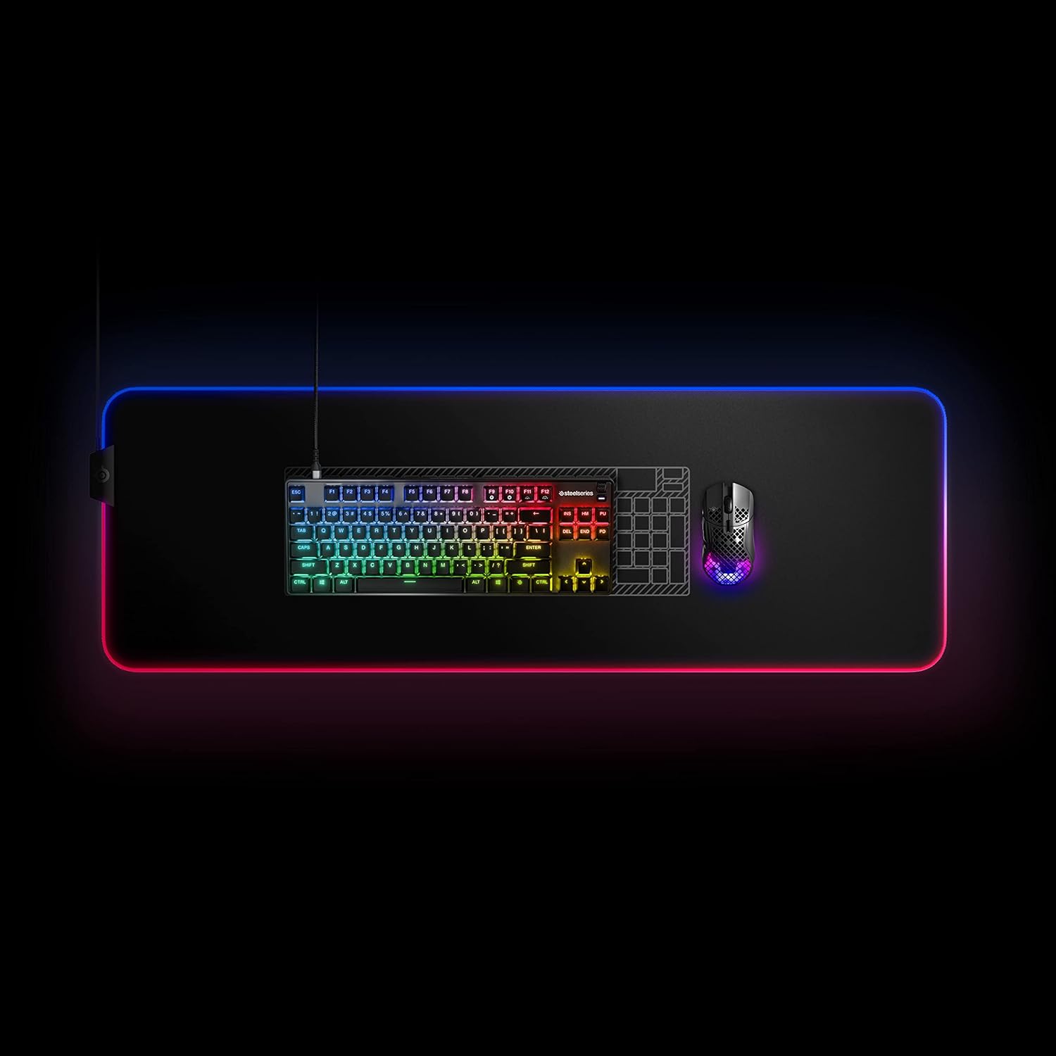 SteelSeries Apex 9 TKL - Mechanical Gaming Keyboard – Optical Switches – 2-Point Actuation – Compact Esports Tenkeyless Form Factor – Hotswappable Switches - American QWERTY Layout-10