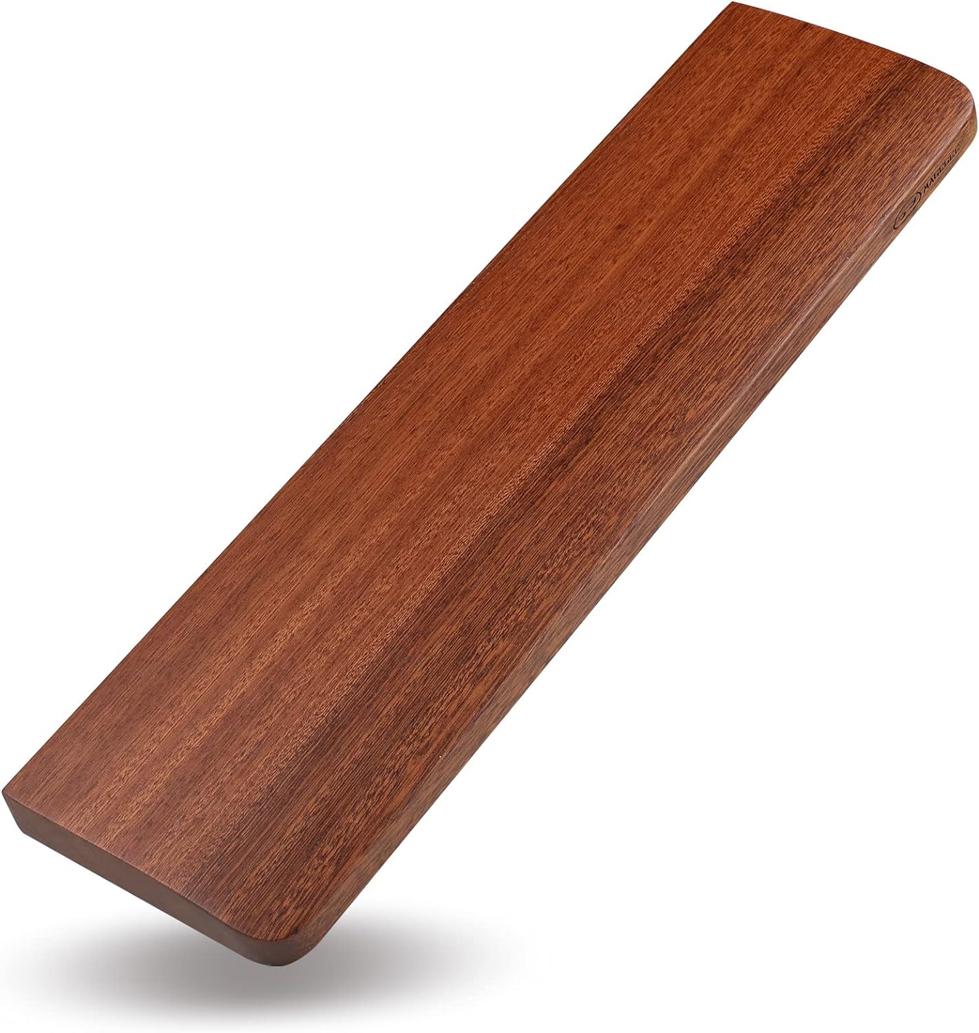 Wooden Keyboard Wrist Rest for 60% Keyboard, Ebony Wood Wrist Rest Pad Support with Anti-Slip Rubber Base, MageGee Ergonomic Comfortable Keyboard Palm Rest for Pain Relief, Easy Typing-0