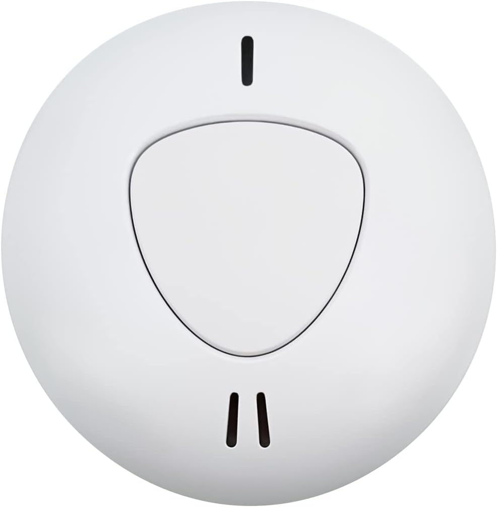 fxo Standalone Optical Smoke Alarm - Smoke Detector with 10 Year Tamper Proof Battery & Loud Alarm - Smoke Alarm for Kitchen, Home, Office & Garage - Easy to Install, No Wire Installation-1