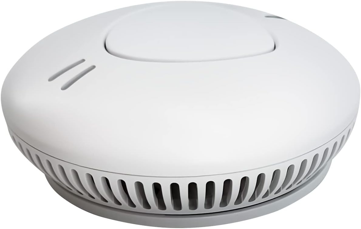 fxo Standalone Optical Smoke Alarm - Smoke Detector with 10 Year Tamper Proof Battery & Loud Alarm - Smoke Alarm for Kitchen, Home, Office & Garage - Easy to Install, No Wire Installation-2